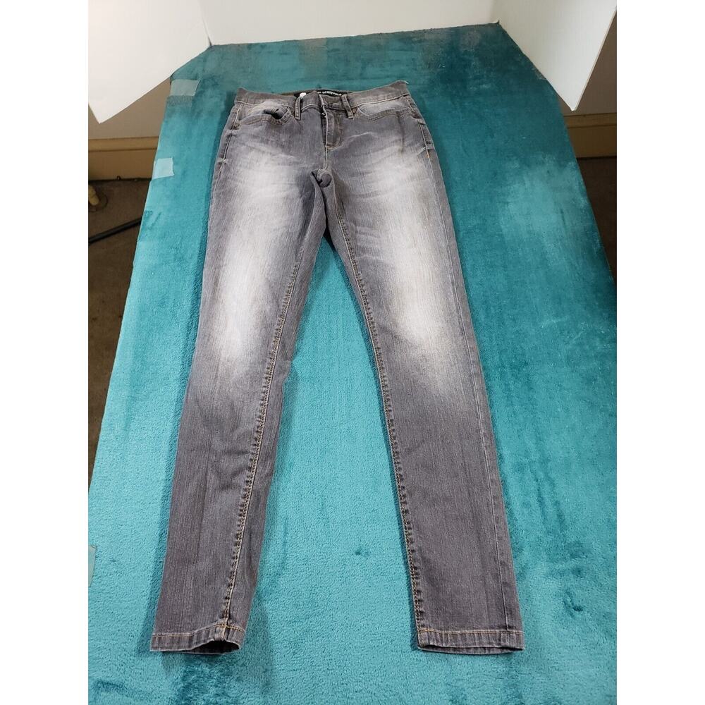 Karl Lagerfeld Women’s Skinny Jeans in Washed Gray - Picture 2 of 14